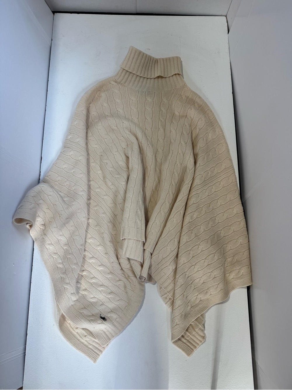 Ralph Lauren Sport Blue Label Turtleneck Poncho